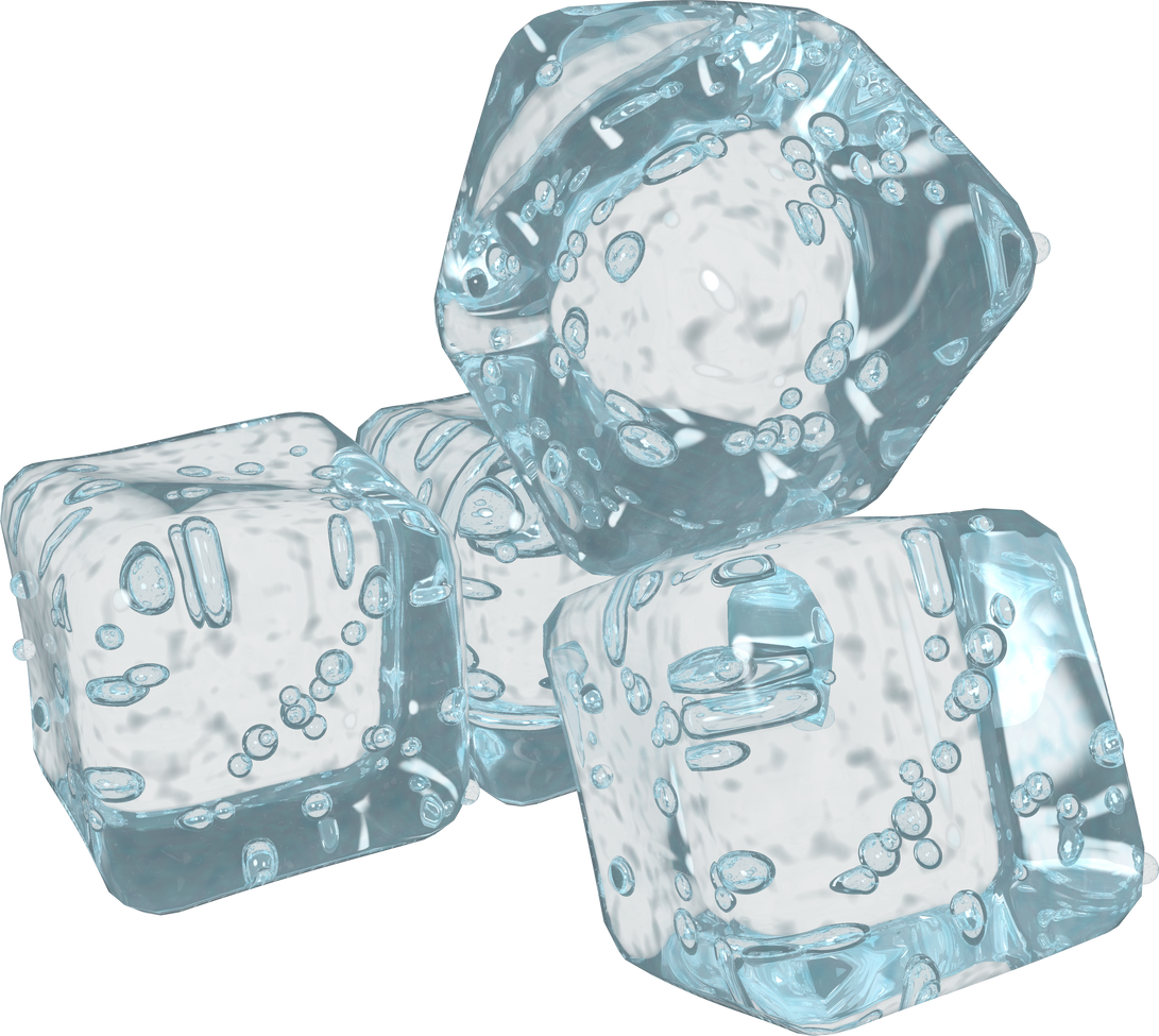 Ice Cubes Illustration